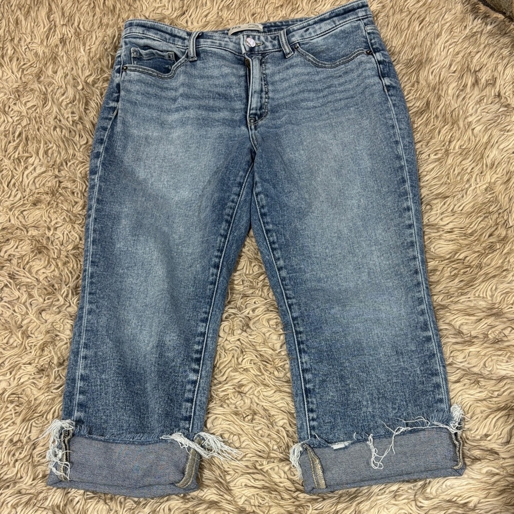 BKE Women's Boyfriend Jeans in Classic Blue - Picture 4 of 5
